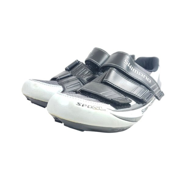Shimano SH-R078W Cycling Shoes Mens Size 8.5 Road Bike SPD-SL Gray Black - Picture 2 of 9
